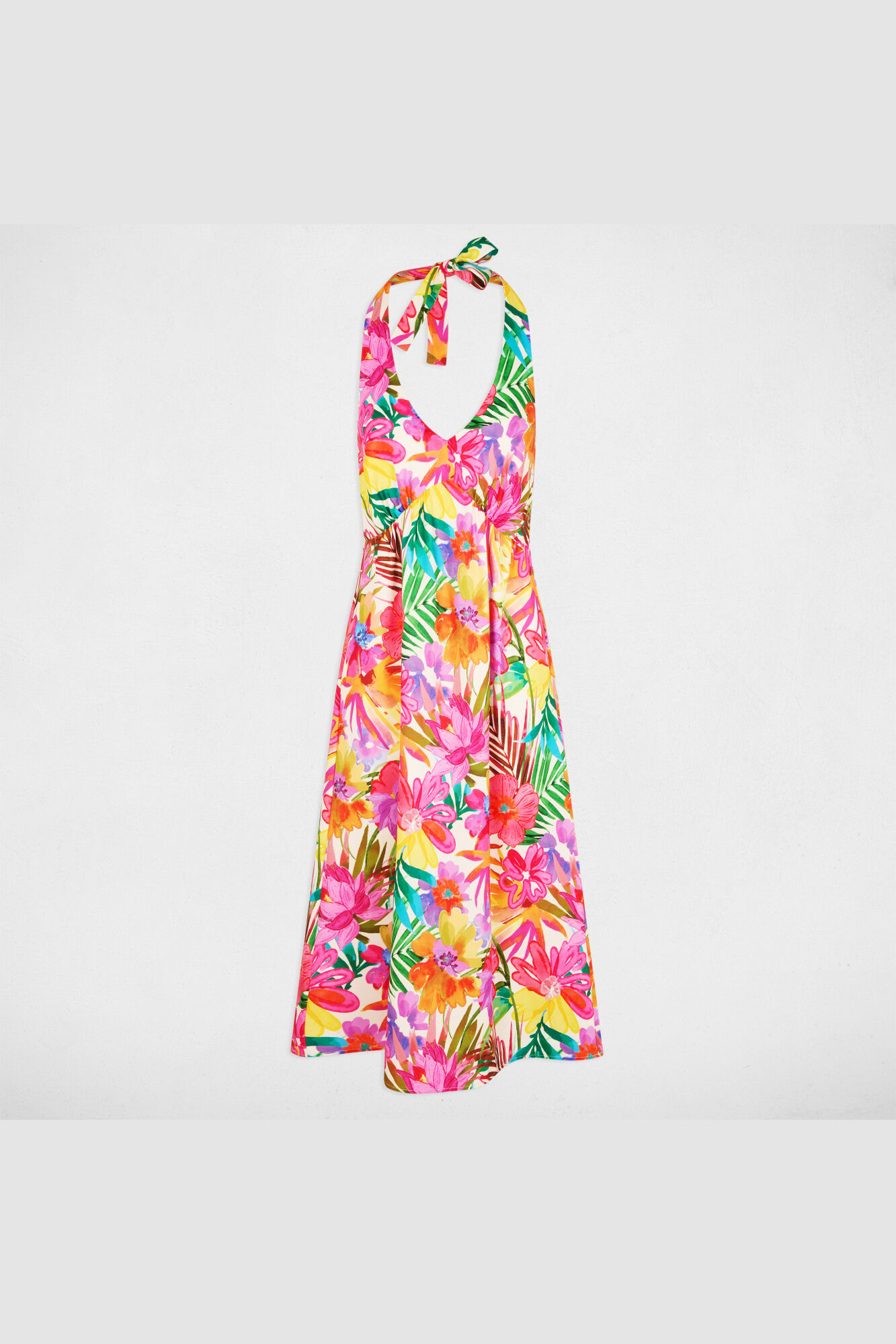 Morgan Vestido comprido estampado de flores