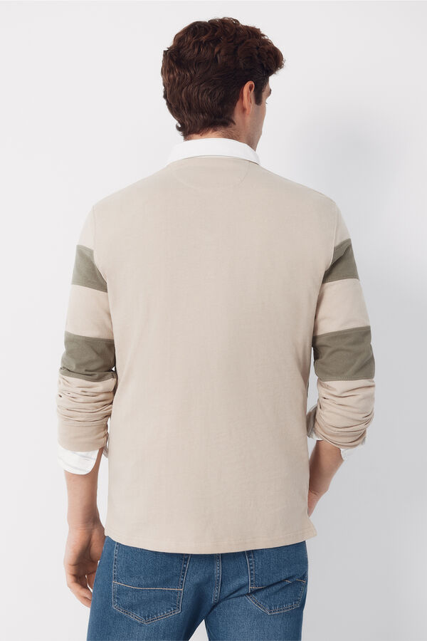 Cortefiel Rugby shirt  Beige