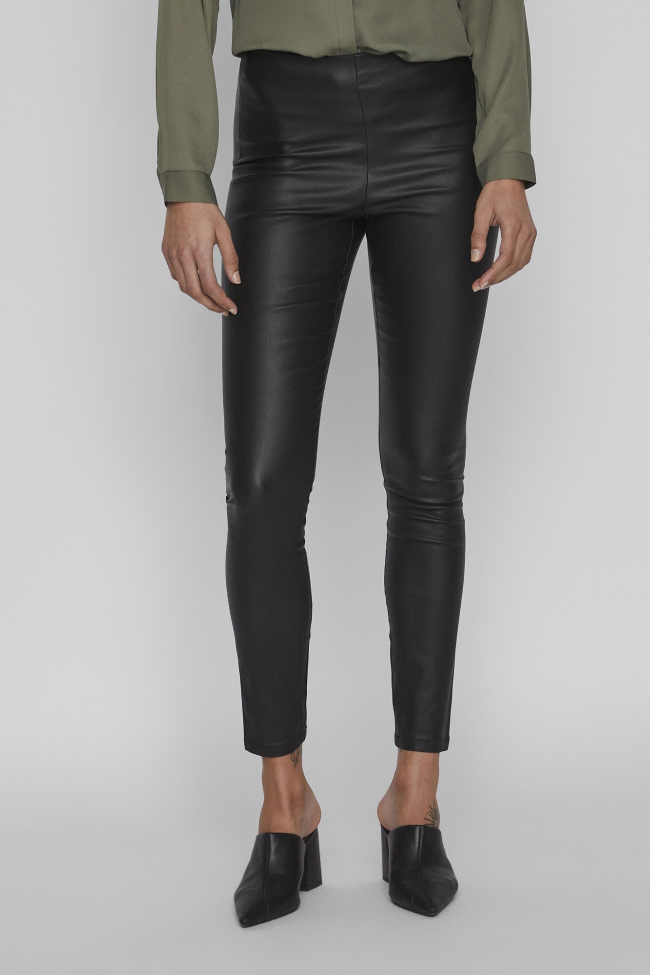 Vila leather pants on sale