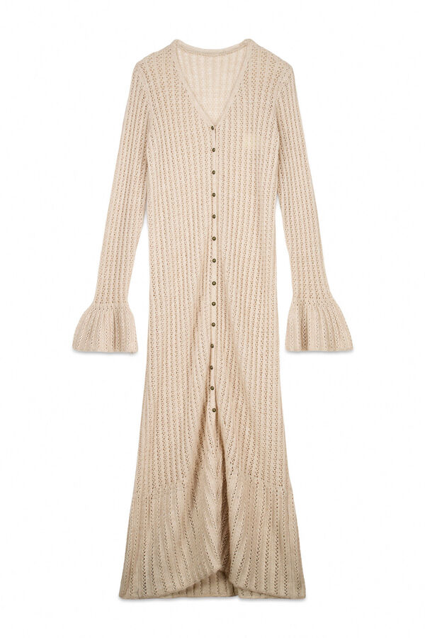Slowlove Chaqueta larga punto Marfil
