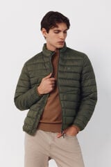 Cortefiel Ultra-light quilted jacket Kaki