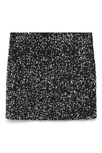 Vero Moda Curve Saia curta de lantejoulas plus size