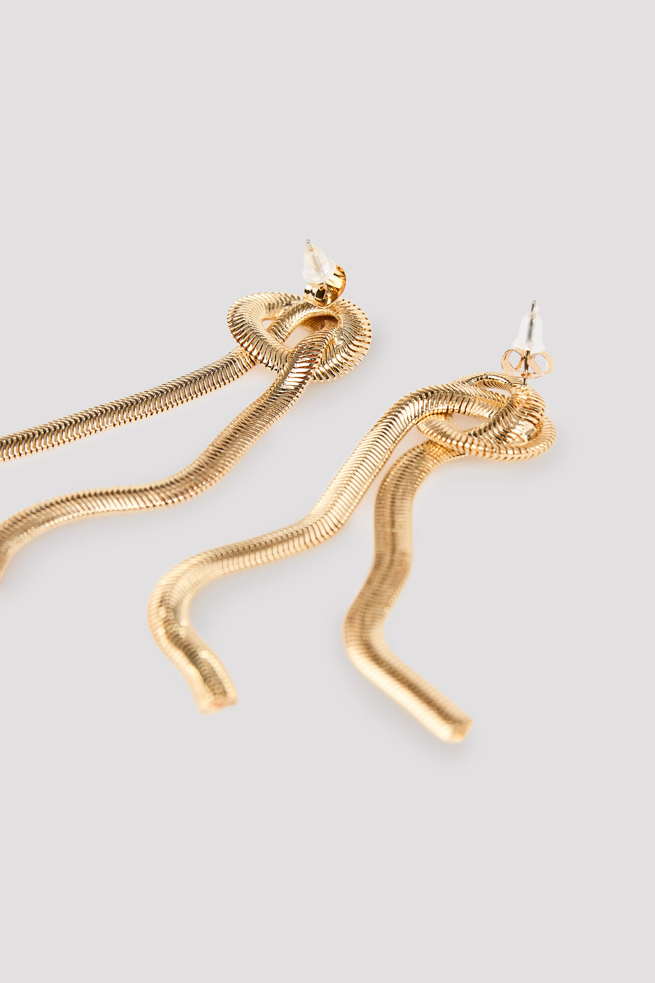 Cortefiel Chains knot earrings