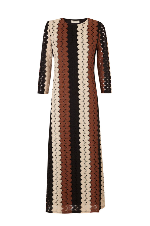 Slowlove Vestido estructura multicolor Multicolour