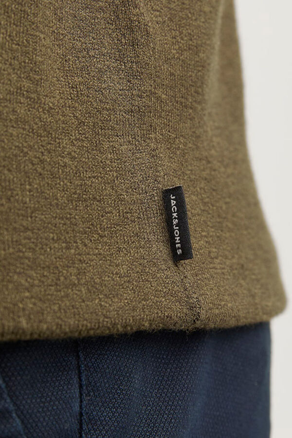 Jack & Jones Polo punto manga larga Gris oscuro