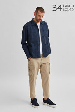 Cortefiel Cargo trousers Stone