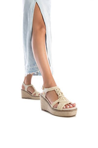 XTI Sand&aacute;lia cunha n&oacute;s de macram&eacute;