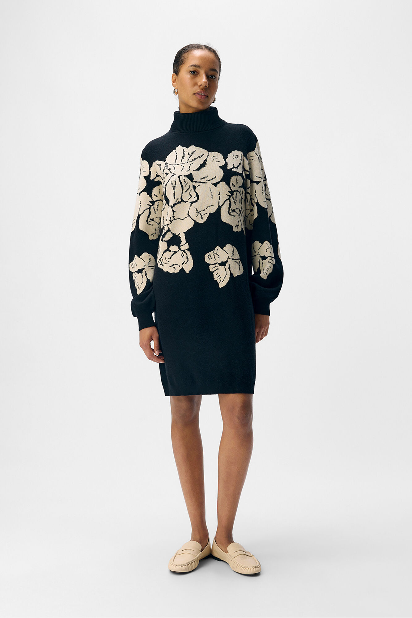 Object Vestido de malha estampado