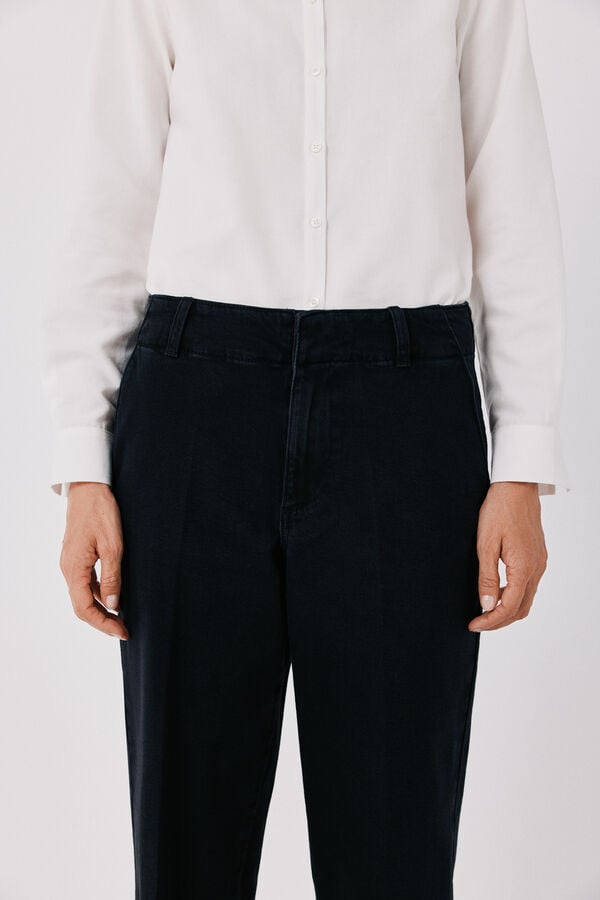 Cortefiel Straight formal jeans Grey