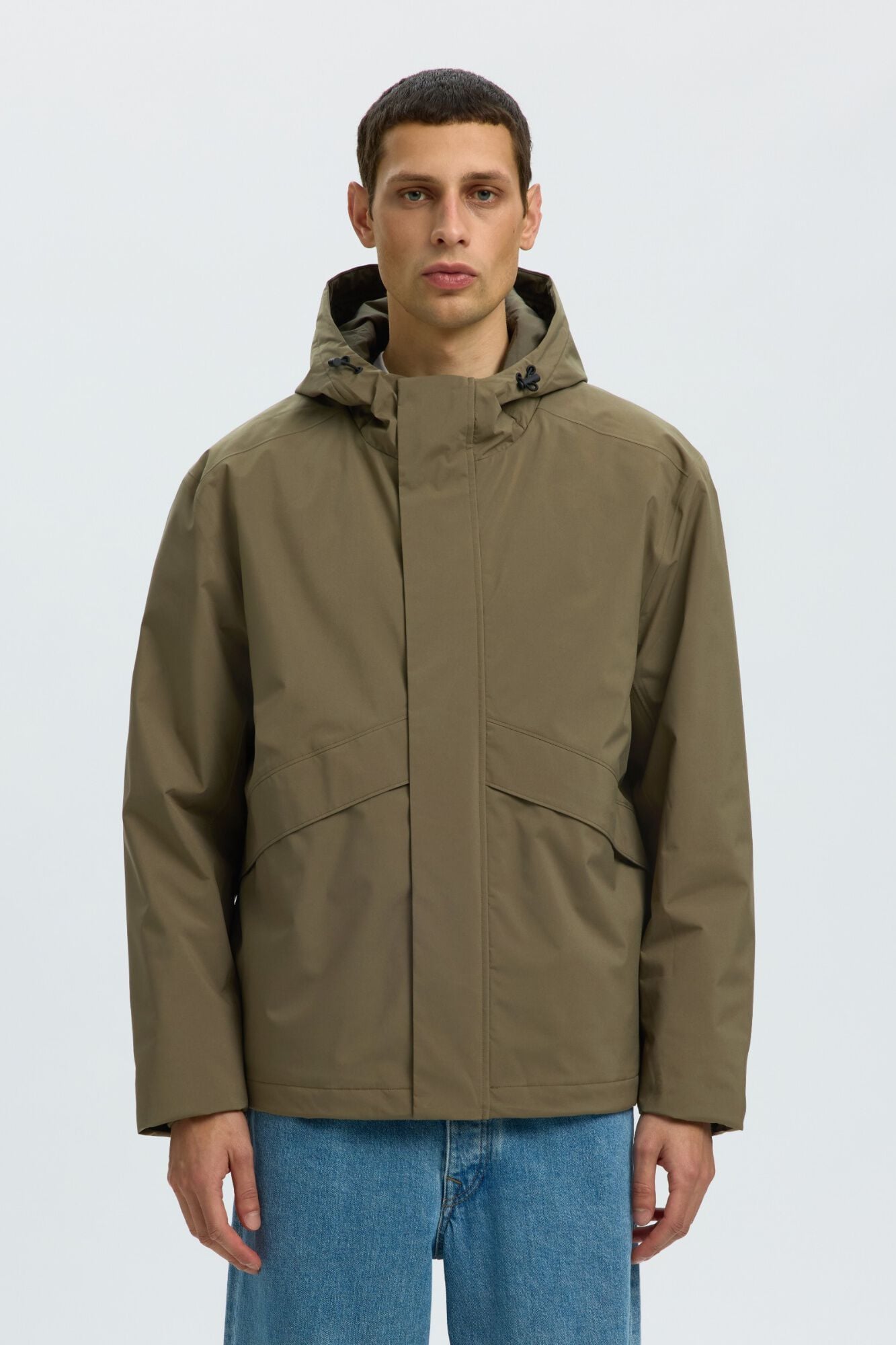 Selected Parka t&eacute;cnica imperme&aacute;vel