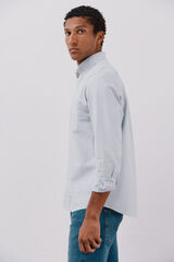 Cortefiel Plain oxford shirt Dark green