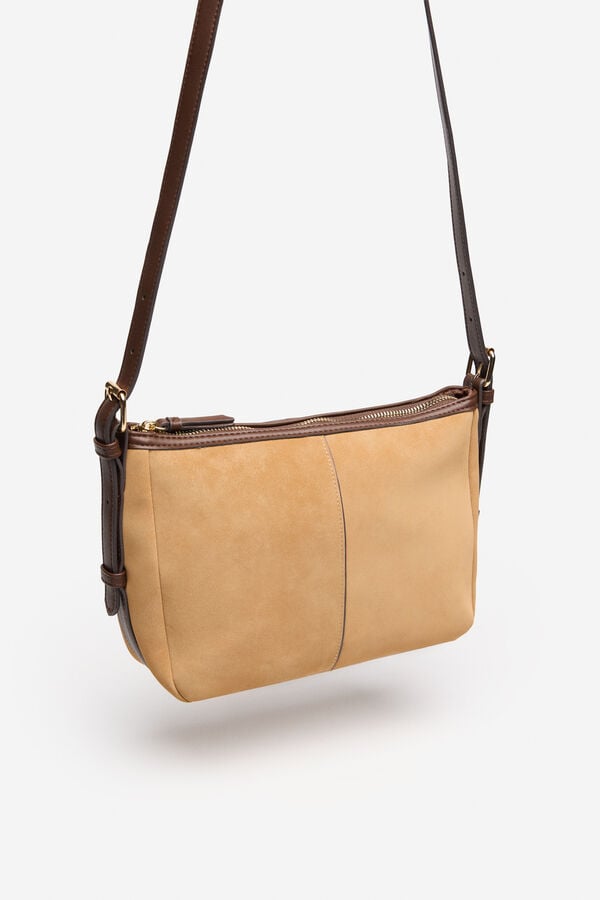 Cortefiel Plain shoulder bag Nude