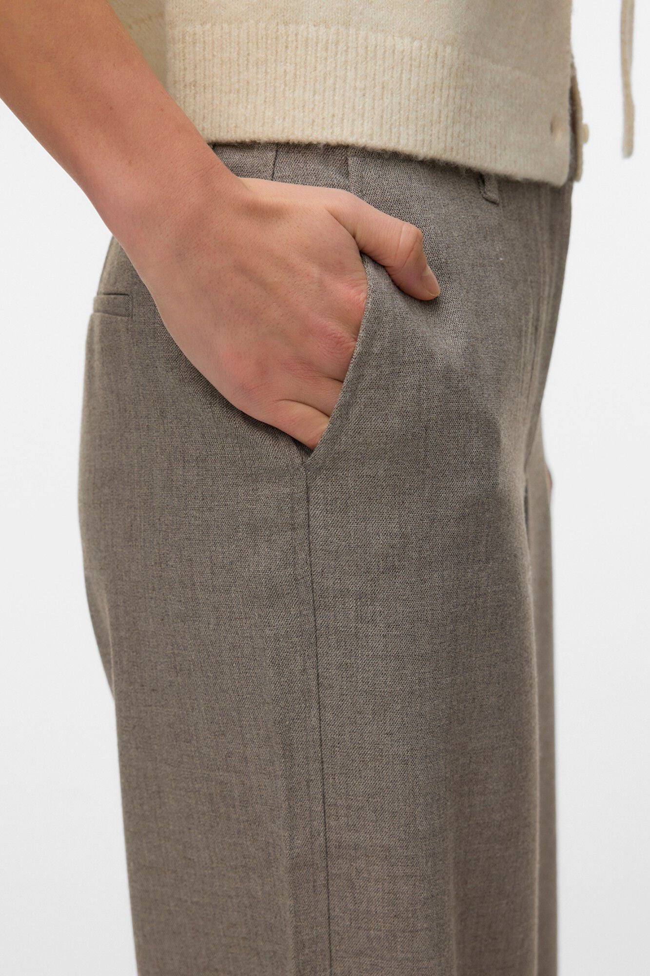 Vero Moda Cal&ccedil;a de vestir perna reta