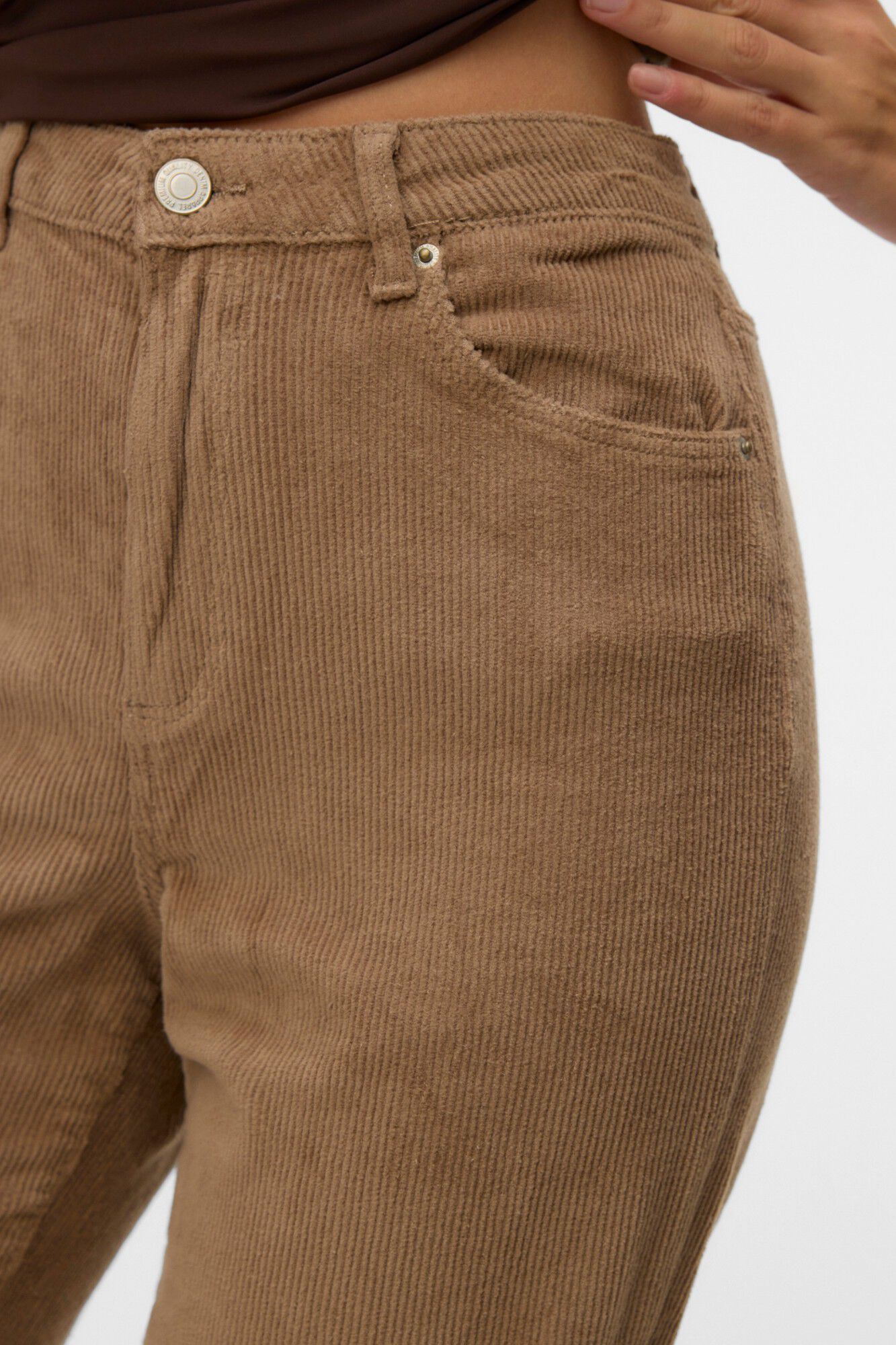 Vero Moda Cal&ccedil;a larga de bombazina