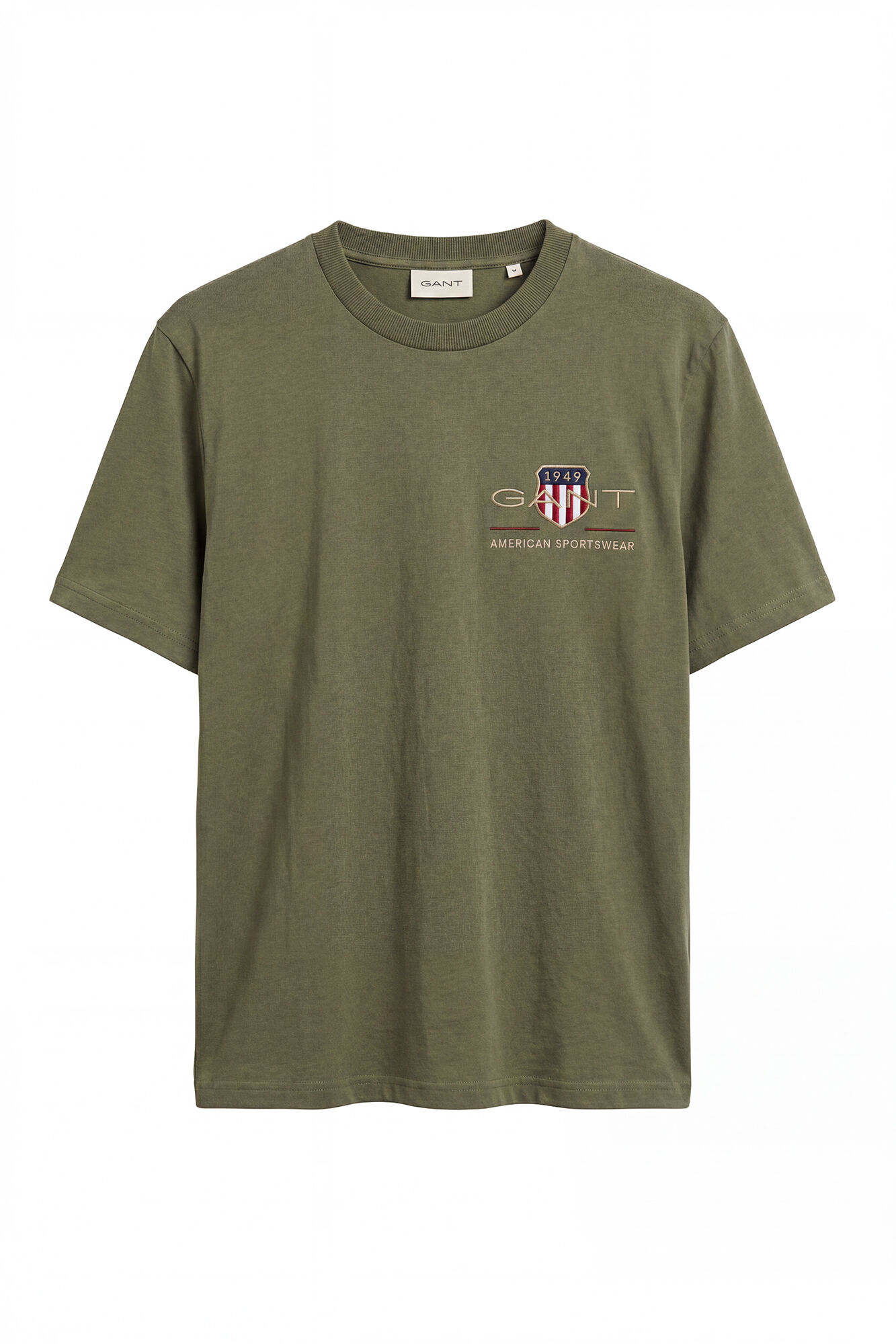 Gant Embroidered T-shirt Archive Shield