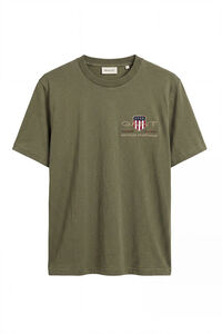 Gant T-shirt bordada Archive Shield