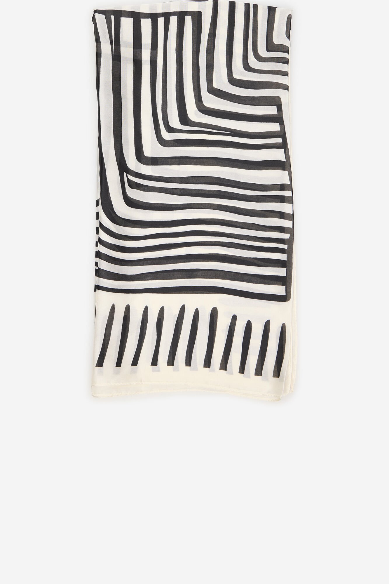 Cortefiel Geometric satin scarf