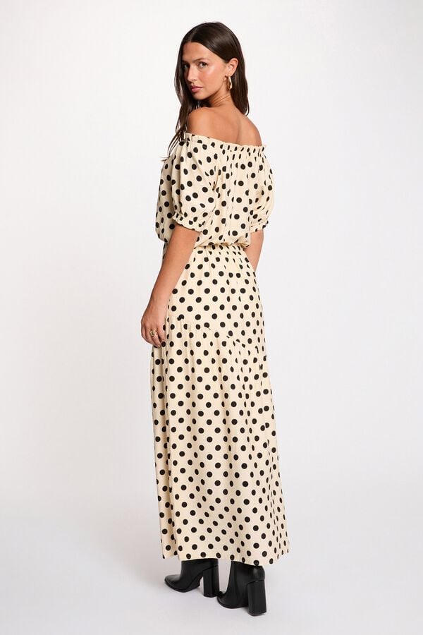 Morgan Bardot neck fluid top Multicolour