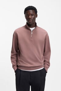 HUGO Sweatshirt com fecho-éclair