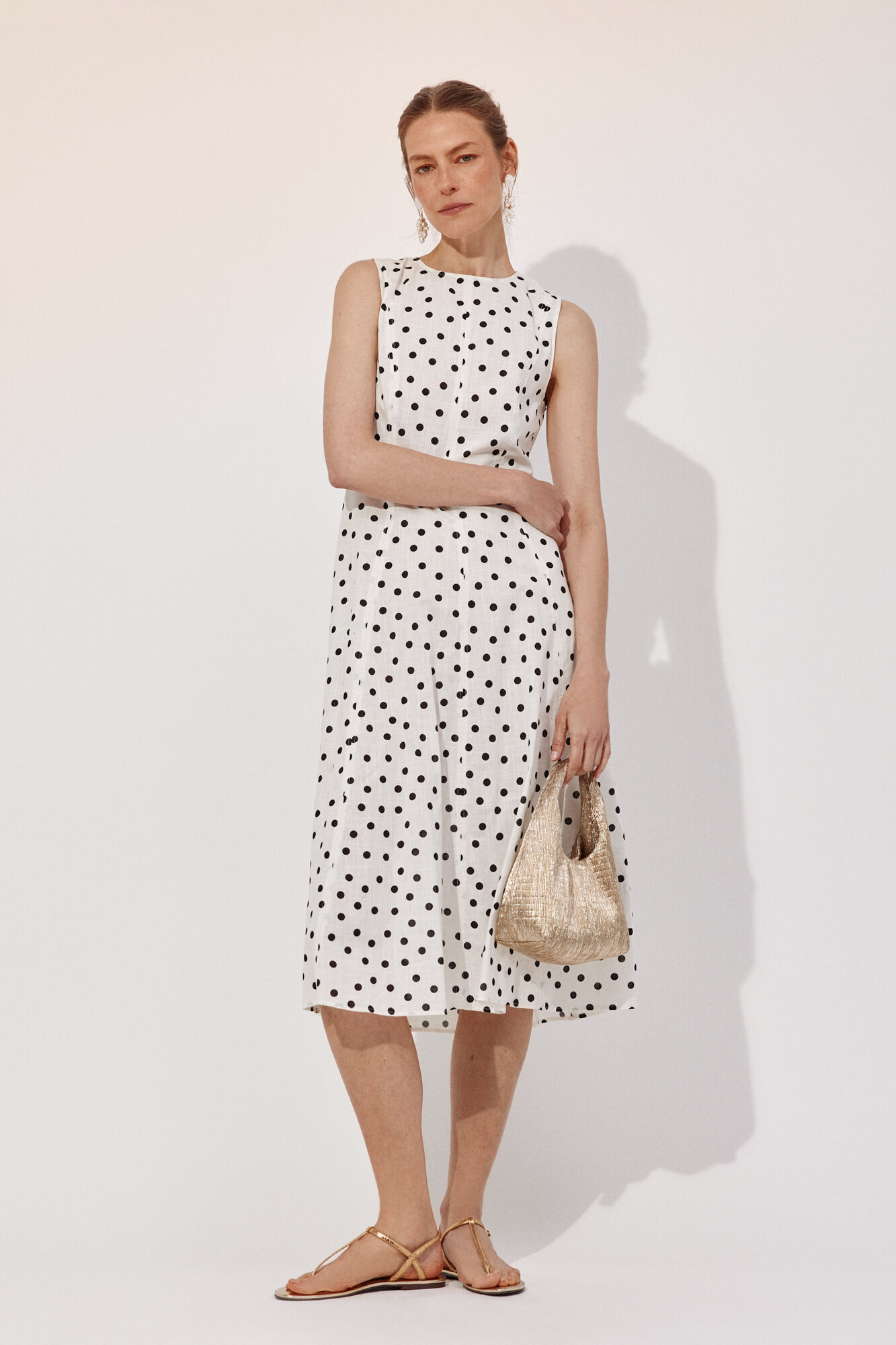 Cortefiel Print dots dress