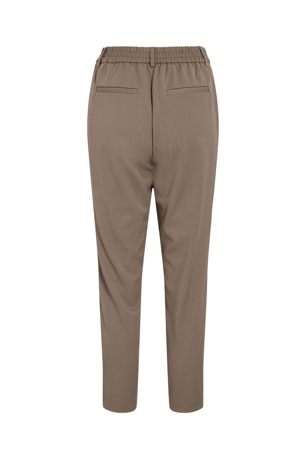 Vila Tapered trousers Brown