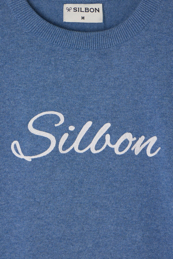 Silbon Camisola lisa Azul