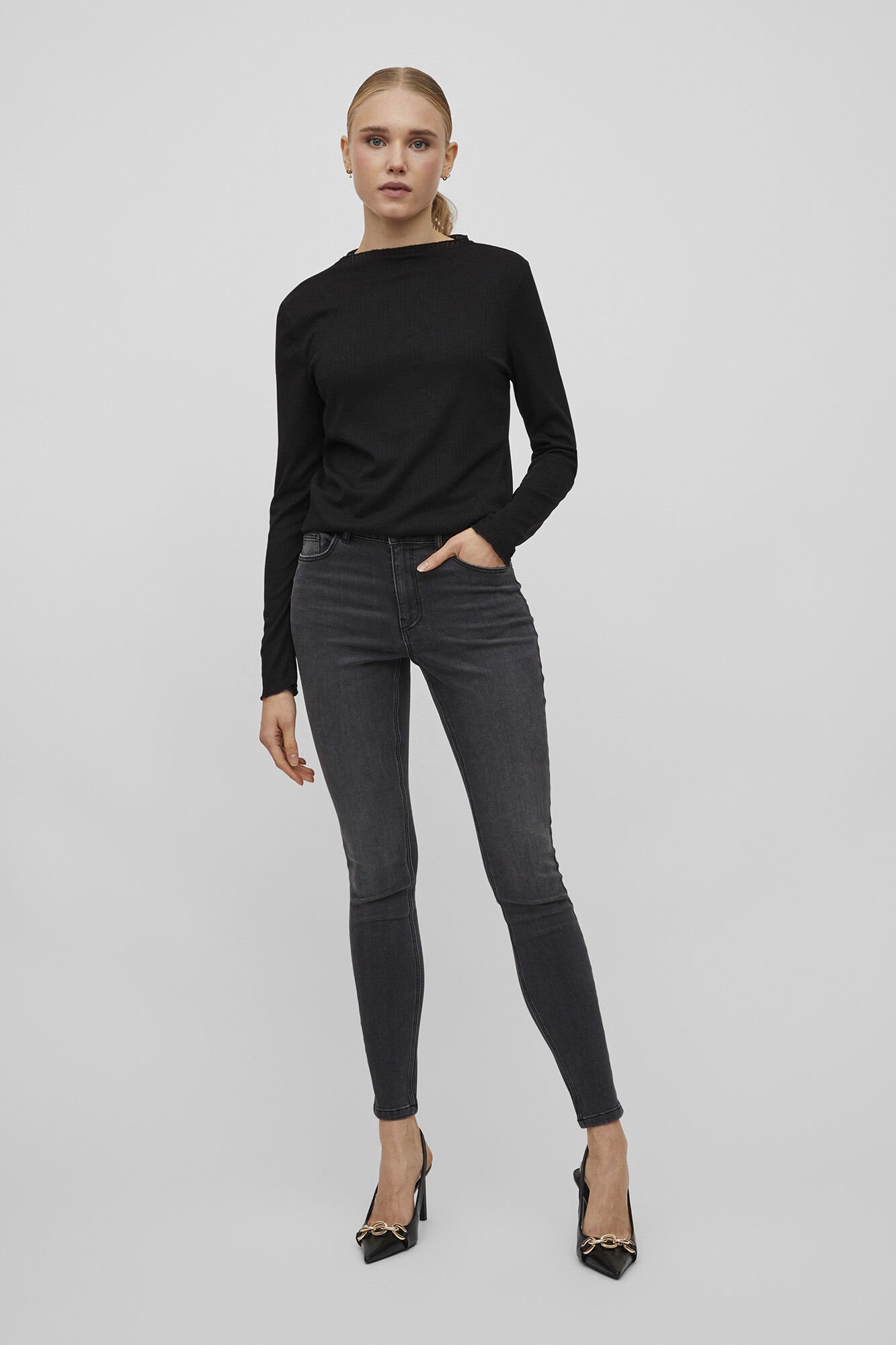 Pantal n vaquero Vila Skinny fit Pantalones vaqueros de mujer