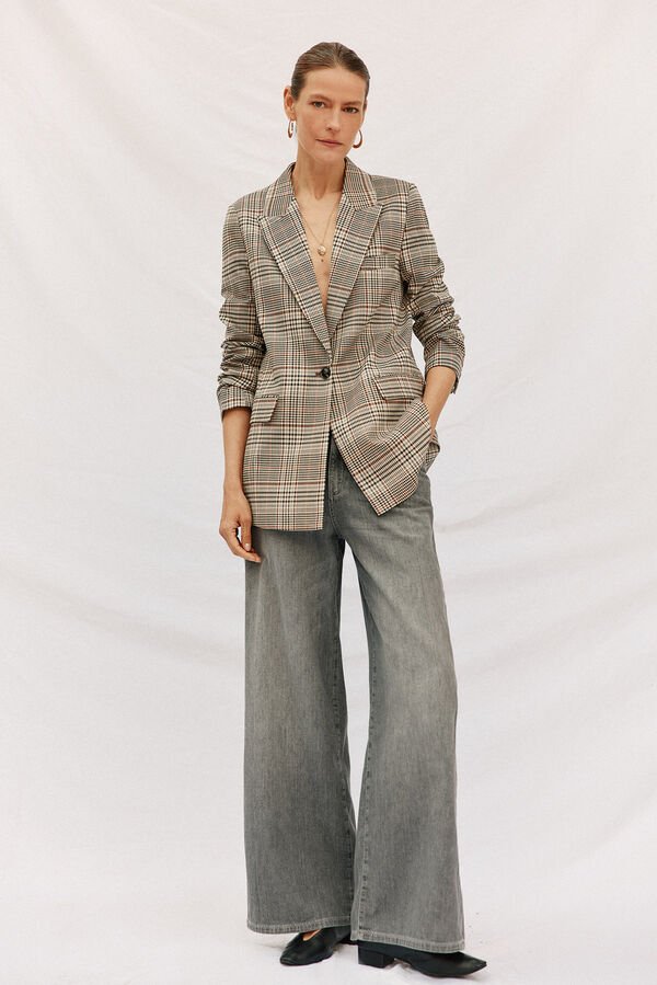 Cortefiel Checked blazer Multicolour