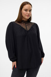 Vero Moda Curve renda de manga comprida