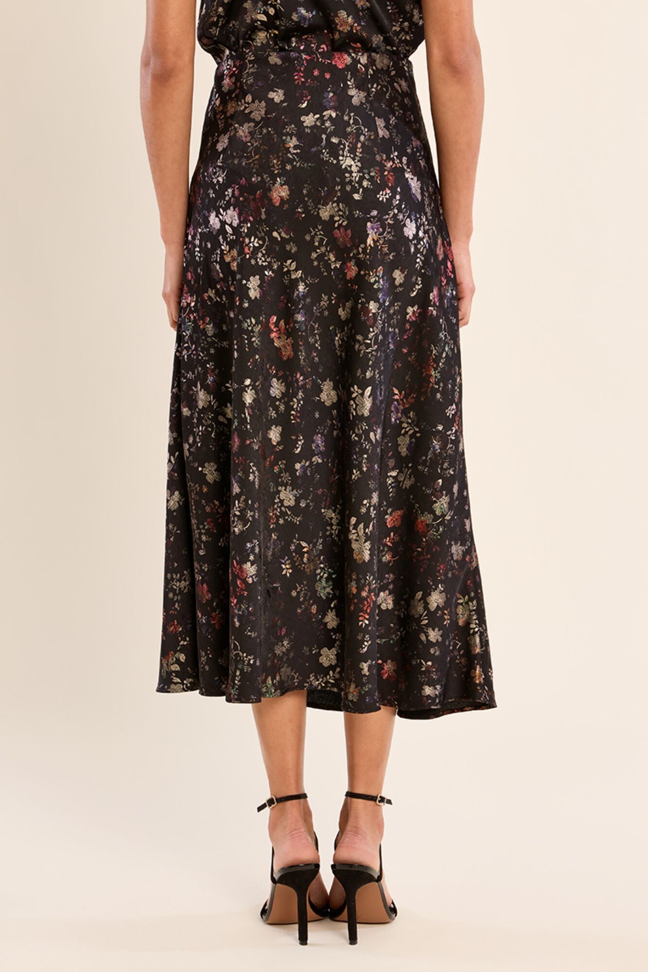 Molly Bracken Saia comprida estampado floral