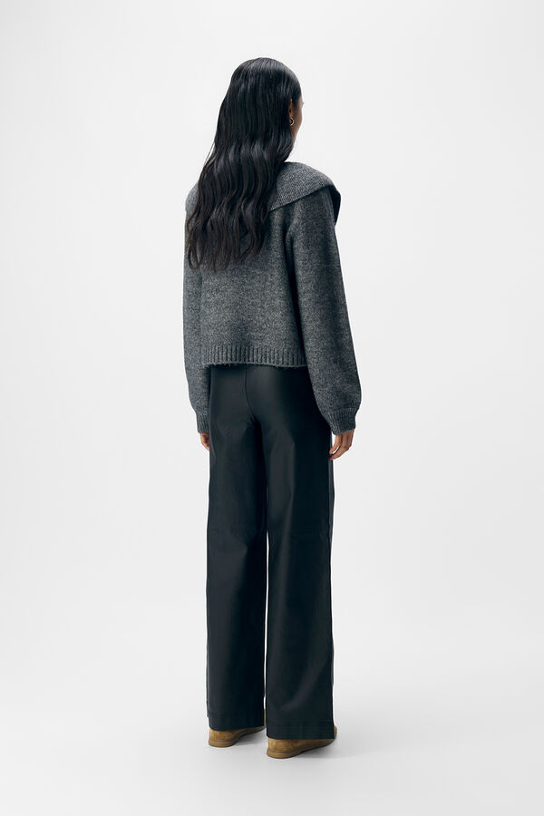 Object Cardigan de lã e alpaca Cinzento