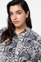 Vero Moda Curve Camisa de manga larga talla grande Gris
