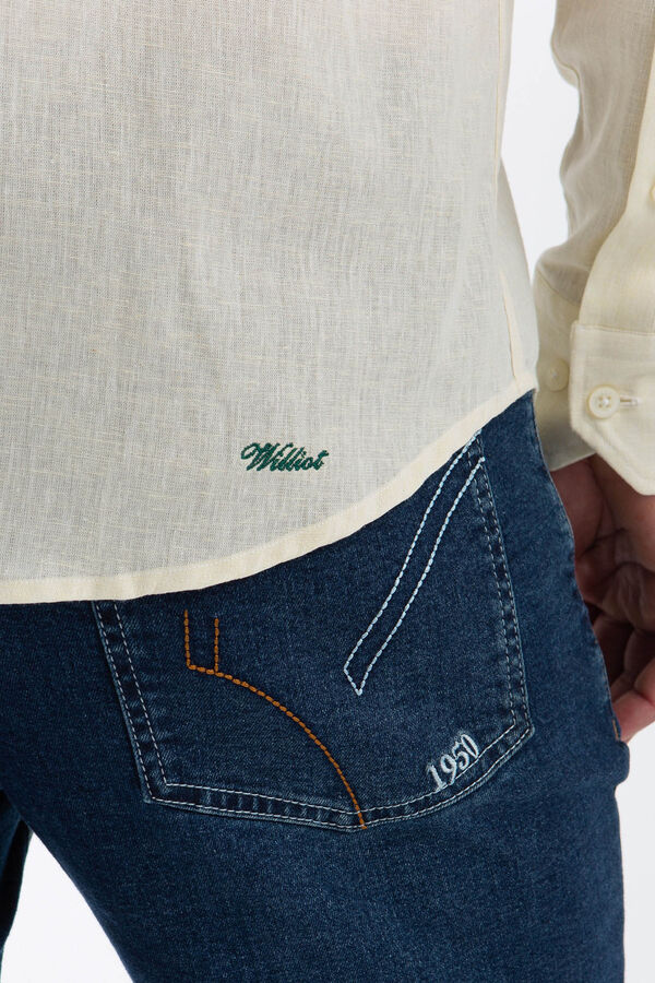 Williot Camisa Lino Amarillo