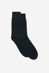 Cortefiel Plain dress socks Black