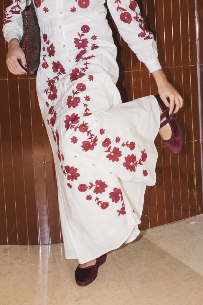 Flabelus Veludo Mary Janes