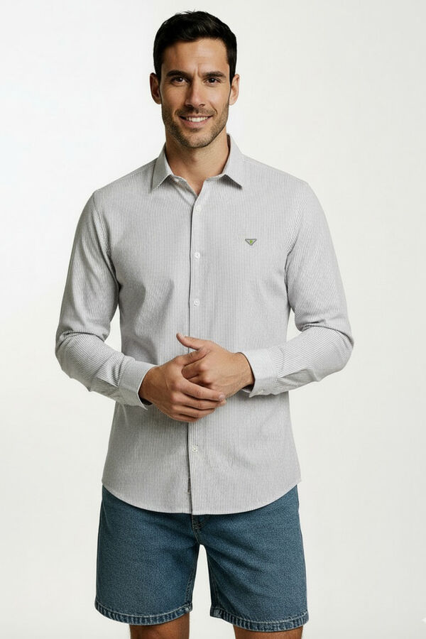 Privata Camisa regular fit Cinzento