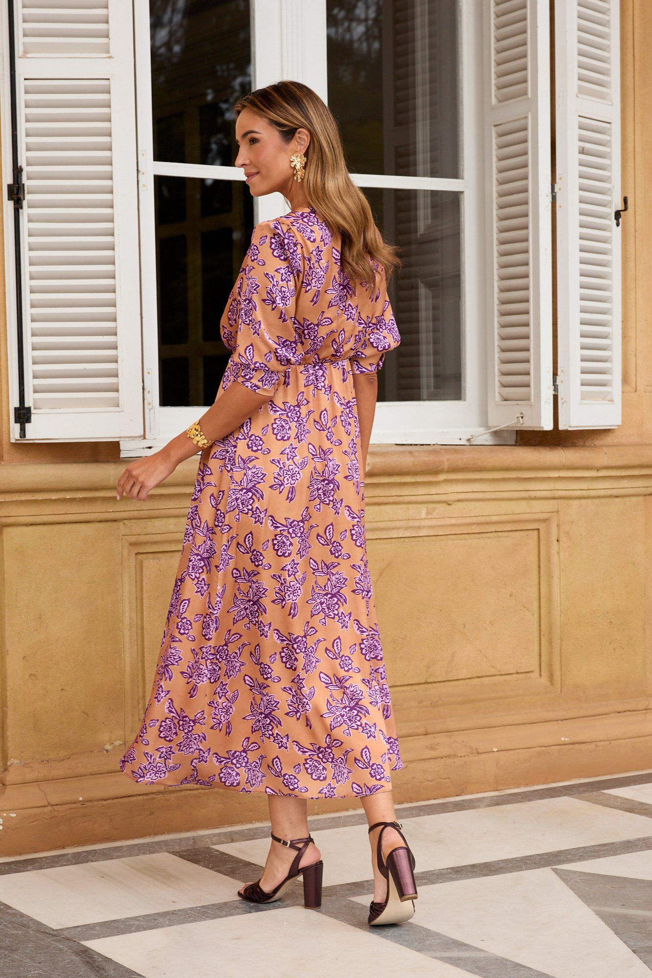 Pol&iacute;n Et Moi Vestido de convidada Andrea