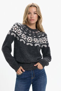 Vero Moda Camisola estampado de manga comprida feminino