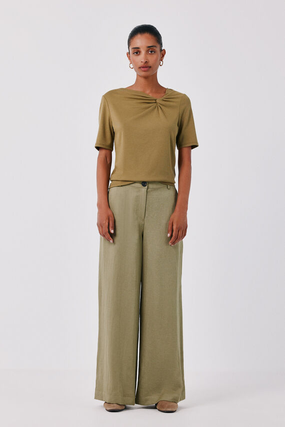 Pantalón fluido ancho