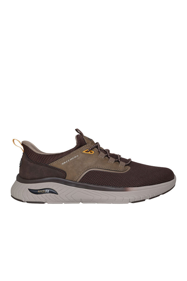 Skechers Chinelos de quarto Arch Fit Crosser Castanho