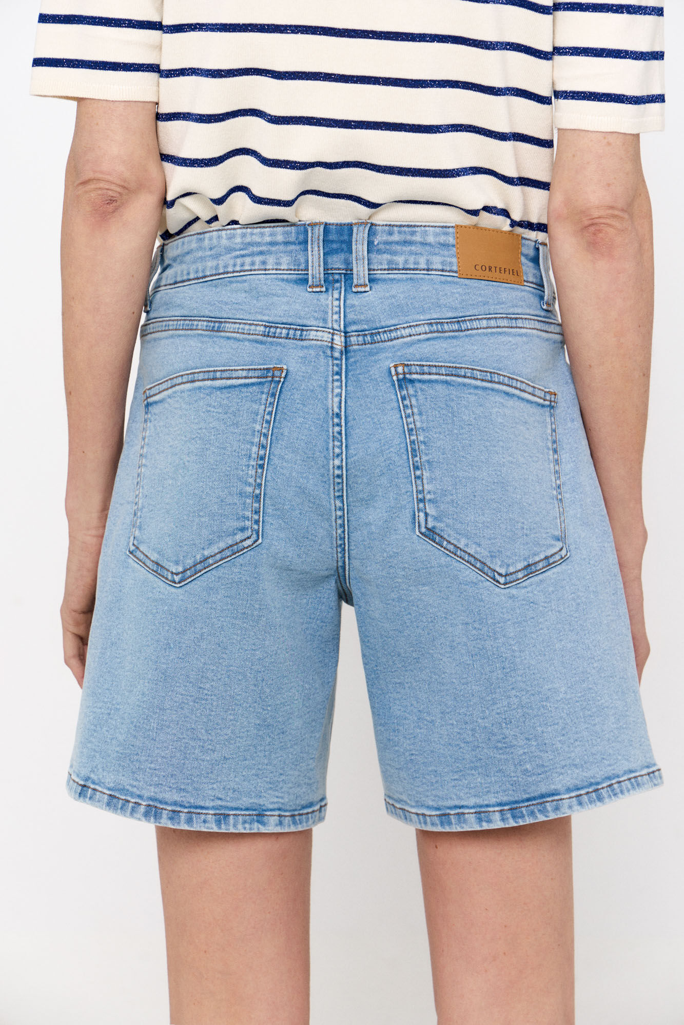 Bermuda vaquera confort Pantalones cortos de mujer Cortefiel