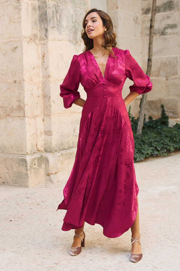 Polín Et Moi Vestido com decote Biniara Granada
