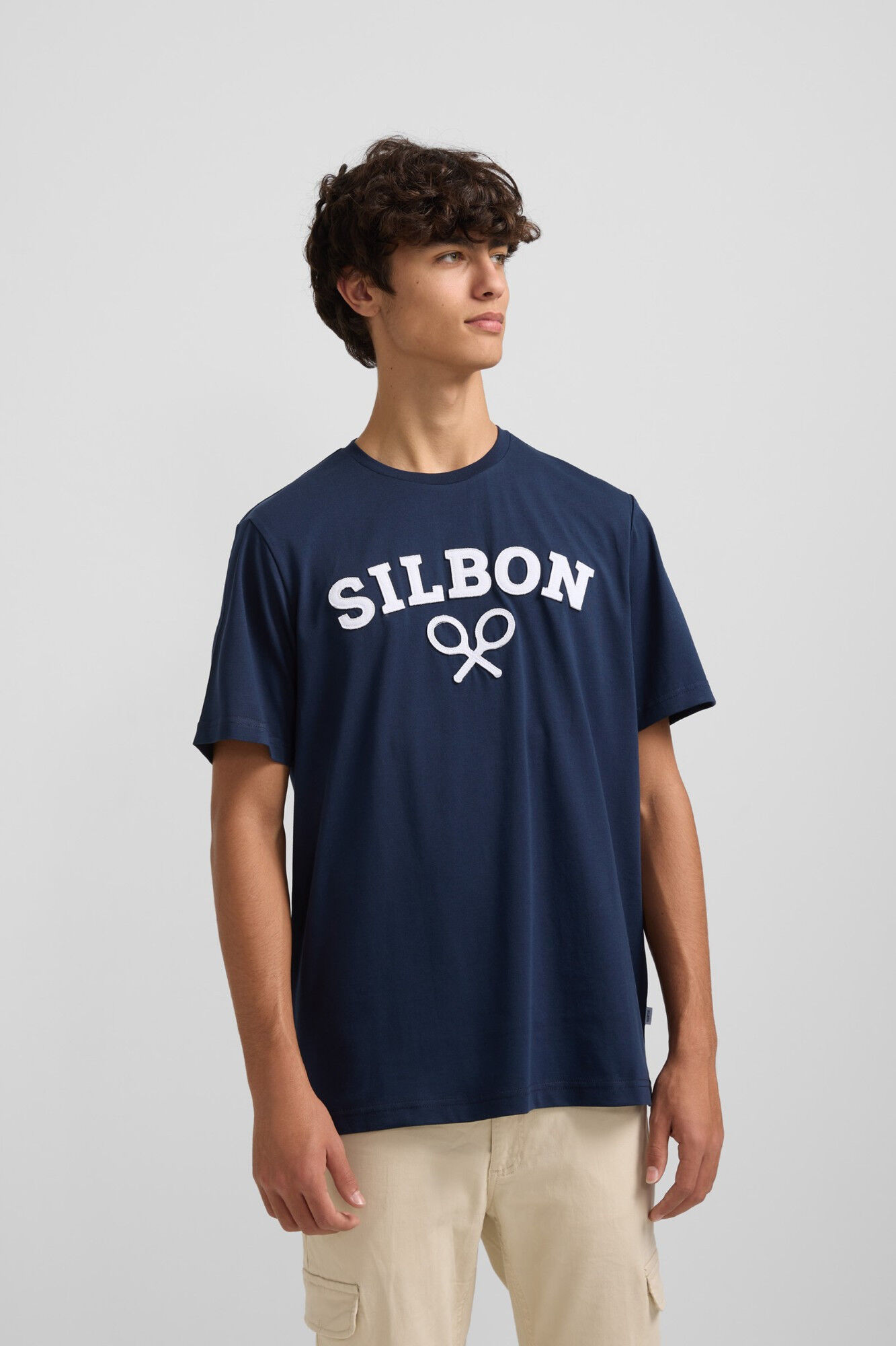 Silbon Camiseta raquete Silbon meia