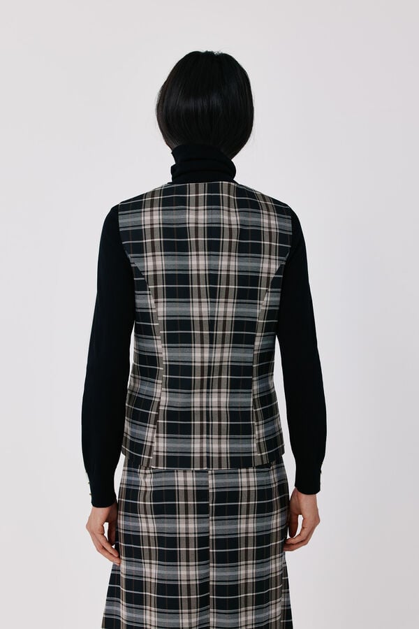 Cortefiel Closed gilet Printed grey