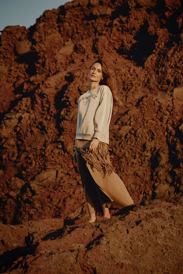 Slowlove Sudadera slowlove oversize Grey