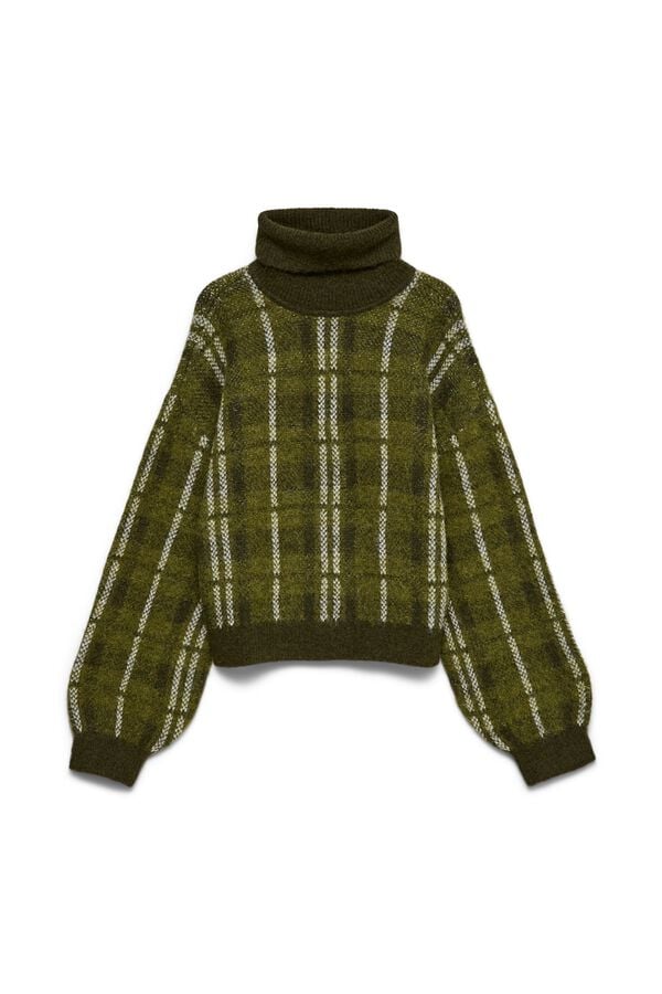 Vero Moda Camisola de gola alta Verde