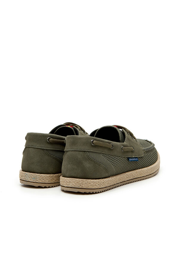 Spagnolo Bamba n&aacute;utica de lona para o tempo livre Verde