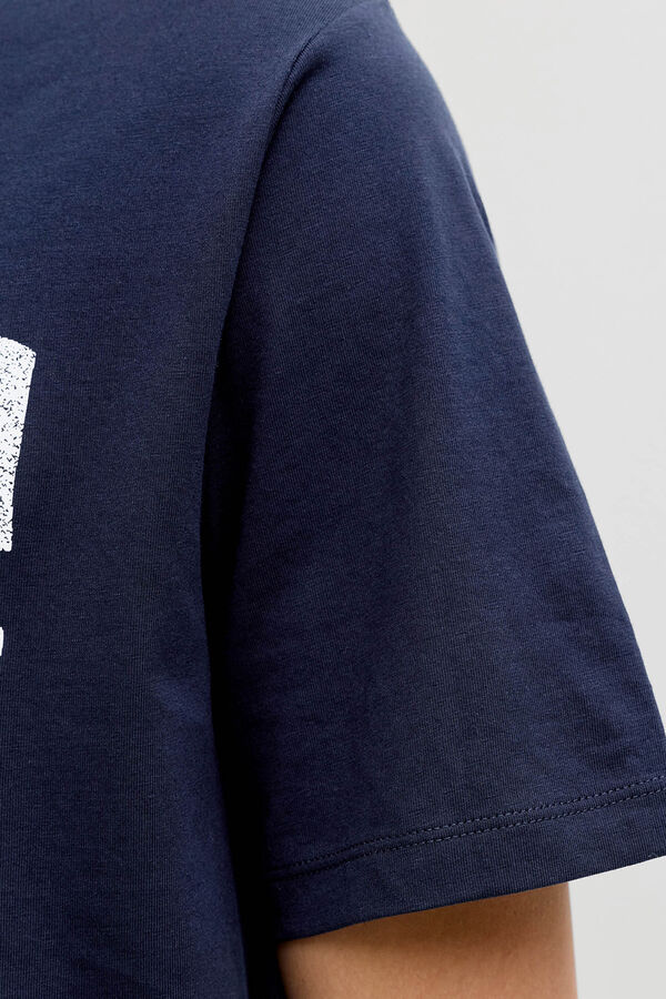 Jack & Jones Cotton regular fit T-shirt Navy