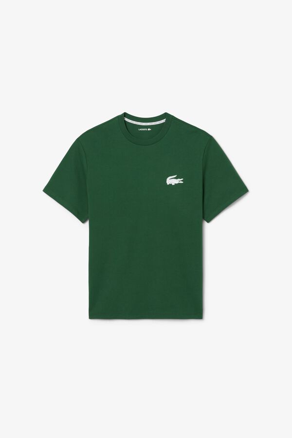 Lacoste T-shirt de manga curta estampada Verde