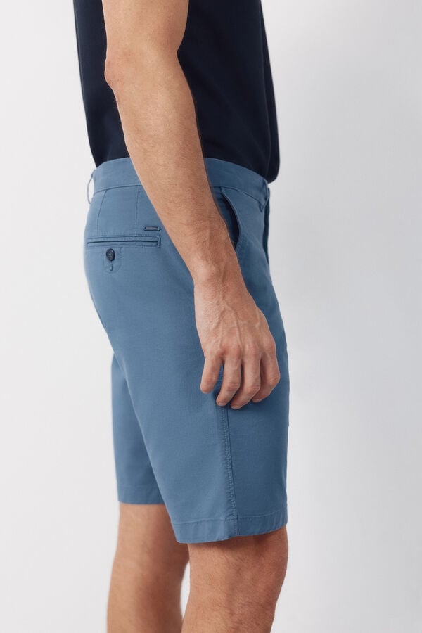 Cortefiel Chino Bermuda shorts Blue